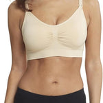 HOFISH 3PACK Full Bust Seamless Nursing Maternity Bras Bralette S-XXL with Extra Bra Extenders & Clips