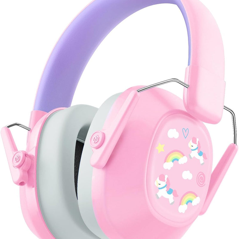 iClever EM01 Noise Cancelling Headphones for Kids Adults, SNR 29dB EarMuffs | Noise Reduction Ear Muffs for Autism Sensory Concentration Aid Ear Hearing Protection for Fireworks Event Monster Jam Concert