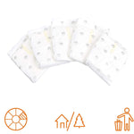 Amazon Basics Absorbent, Leakproof Male Dog Wrap Disposable Diapers with Wetness Indicator, Breathable, Small, White, 50-Pack