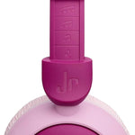 JBL Junior 320BT - On-Ear Kids Headphones - Purple | JBL Safe Sound 85dB, Parental Control with Customizable Volume Playtime, Easy monitoring, Built-in mic, 50-hour battery life