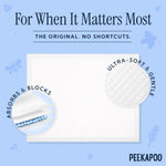 Peekapoo - The Original Disposable Baby Changing Pad Liners – 50 Pack | Super Soft, Waterproof, Ultra-Absorbent, Fragrance-Free, 24 x 18 Inch, Portable, Travel-Friendly, Pee Pads, BPA & PFAS Free
