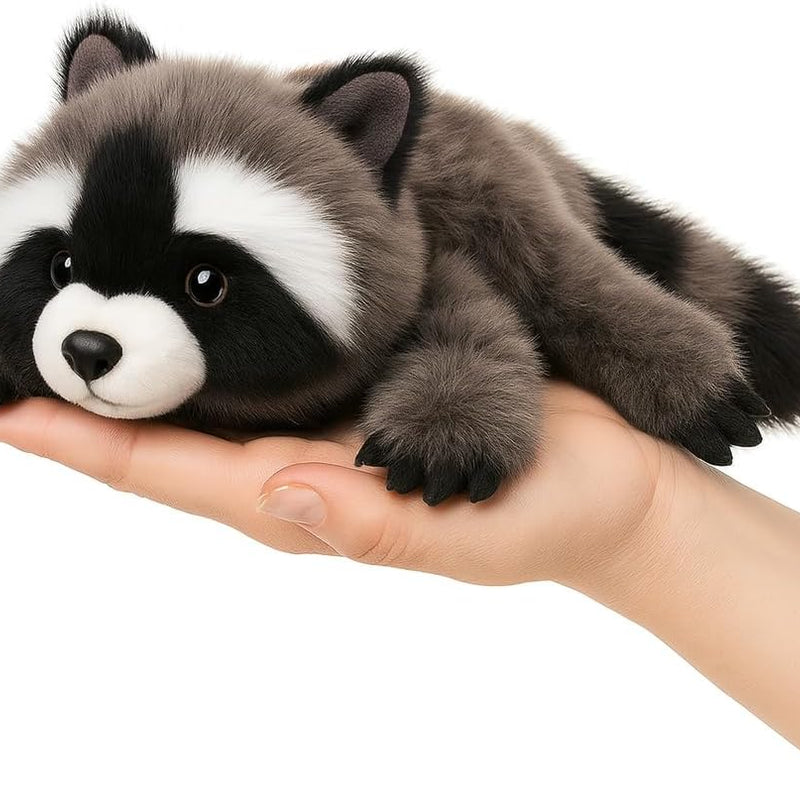 Adorable Raccoon Stuffed Animal Soft Raccoon Plush Toy Cute Birthday Gifts for Boys Girls Kids Toddlers