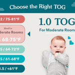 Love to Dream Swaddle UP, Baby Sleep Sack, Self-Soothing Swaddles for Newborns, Improves Sleep, Secure Fit Helps Calm Startle Reflex, New Born Essentials for Baby, 1.0 TOG, 5-8.5 lbs, Mini Posy