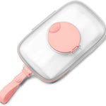 Skip Hop Baby Wipes Dispenser Case, Holds Up to 40 Wipes, Grab & Go Travel Wipe Holder with Snug Seal, Oat