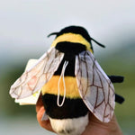 TAMMYFLYFLY Soft Insect Plush Toy, Stuffed Bee Animal Doll,Cute Honeybee Plush Doll,17cm (Bee)