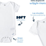 Gerber Baby Boys & Girls 8-Pack Short Sleeve Onesies Bodysuits
