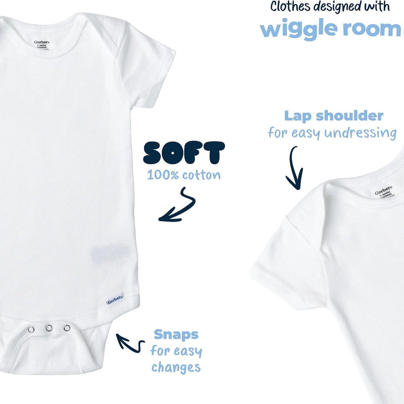 Gerber Baby Boys & Girls 8-Pack Short Sleeve Onesies Bodysuits
