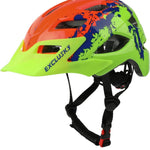 Exclusky Kids Bike Helmet Adjustable Safety Lightweight Children Bicycle Helmet for Ages 5-8-14