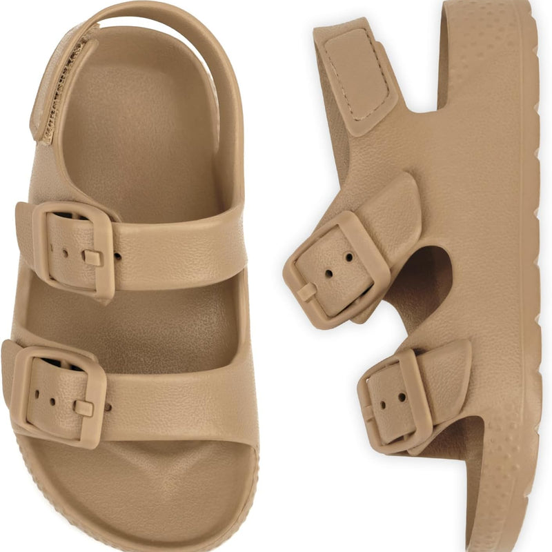 ChayChax Toddler Boys Girls Double Buckle Sandals Children's Adjustable Back Strap Water Sandal