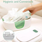 Momcozy Baby Wipe Warmer, Innovative Spring Design,Large Capacity Dispenser | Wipe Warmer with Night Light, Fast and Even Heating, 4 Adjustable Temperature Modes, Baby Shower & Registry Must-haves, Green
