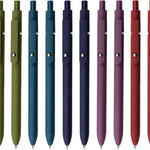 UIXJODO Gel Pens, 5 Pcs 0.5mm Black Ink Pens Fine Point Smooth Writing Pens, High-End Series Pens for Journaling Note Taking, Cute Office School Supplies Gifts for Women Men (Morandi)