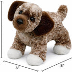 Douglas Spud Mixed Breed Mutt Dog Plush Stuffed Animal | 8 Inch Long