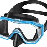 WSTOO Swim Goggles with Nose Cover for Ages 5-12, Youth, Adults, Unisex | Anti-Choking Design, Shatter-Resistant, Anti-Fog, Leak-Proof, Lightweight, Small for kids, Large for Adults