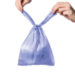 Ubbi Disposable Baby Diaper Sacks, Lavender Scented, 400 Count | Easy-To-Tie Tabs, Made from 50% Recycled Material, Disposable On-The-Go Bags, Diaper Bag and Travel Essential