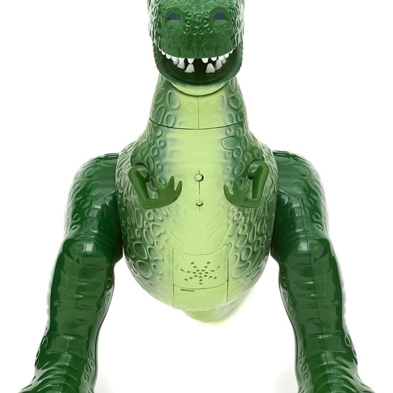 Disney Store Official Rex Interactive Talking Action Figure from Toy Story, Features Sounds and Phrases from The Movies, Interacts with Other Figures and Toys