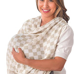 Itzy Ritzy Breastfeeding Boss Multi-Use Baby Wrap & Cover (Checkerboard)