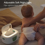 Momcozy Baby Wipe Warmer, Innovative Spring Design,Large Capacity Dispenser | Wipe Warmer with Night Light, Fast and Even Heating, 4 Adjustable Temperature Modes, Baby Shower & Registry Must-haves, Green