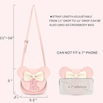 Toddler Purse for Girls Age 3-8, Pink Letter K Toy Birthday Gift | Crossbody bag toys for baby - Princess Wallet Gifts 1 2 3 4 5 6 7 8 Year Old Easter and Christmas Basket Stuffers