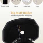 Universal Stroller Cup Holder with Phone Holder for Walker Wheelchair | 360° Rotatable Strong Clip, Big Storage Space, Also for Stroller, Bike (UM-SCH-B2505)