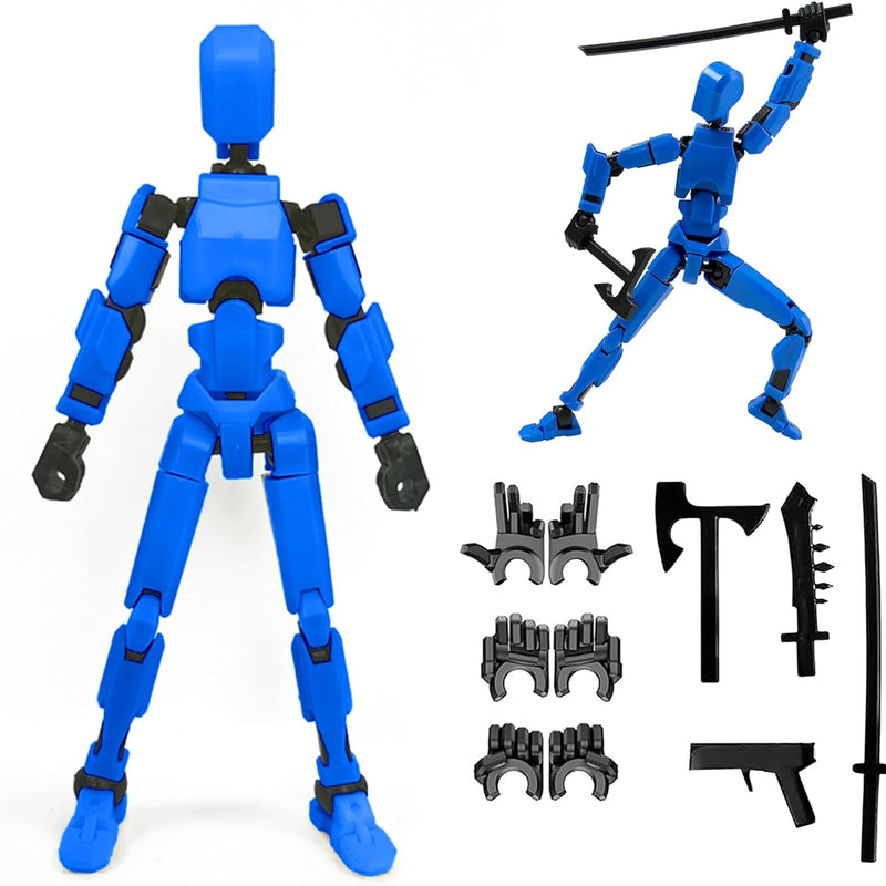 2026 New Assembly Completed-Titan 13 Action Figure,Dummy Robot 13 Action Figures Set,3D Printed Multi-Jointed Action Figures,Nova 13 Action Figure for Collectors Desktop Decorations (5pcs)