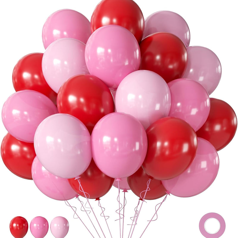 60Pcs Metallic Chrome Blue Balloons Kit, 12Inch Latex Balloons for Birthday, Wedding, Party Decoration