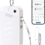 OrgSTA S001 Portable Bluetooth Label Maker Machine with Thermal Printing Pink 203 DPI