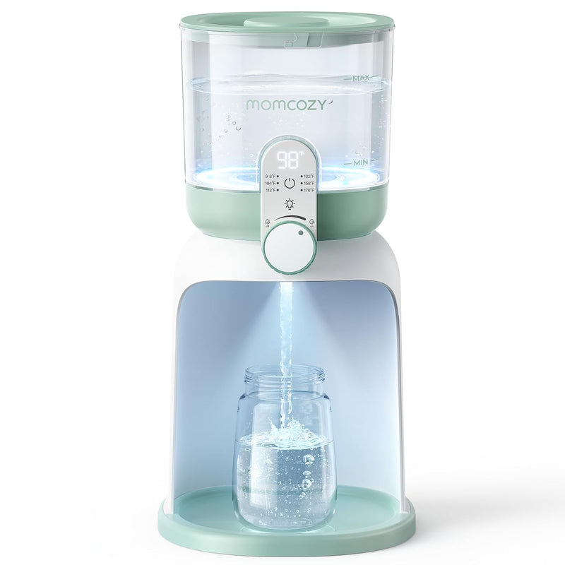 Momcozy Instant Water Warmer, 57 fl oz Baby Formula Water Dispenser | Dual Lights for Night Feedings, 6 Temperature Settings, Detachable Tank, Newborn Essentials, Electric Kettle Alternative