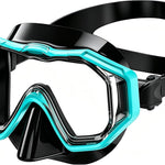 Kids Swim Goggles Snorkel Mask, Latest 3-Window Lens Wide Vision, Crystal Clear, Swimming Goggles Soft Nose Cover