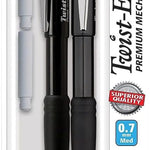 Pentel Twist-Erase III Mechanical Pencil, (0.7mm), Assorted Barrel Colors with 2 Eraser Refills, Pack of 2 (QE517BP2)