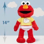 Sesame Street Potty Time Elmo 12-Inch Sustainable Plush Stuffed Animal