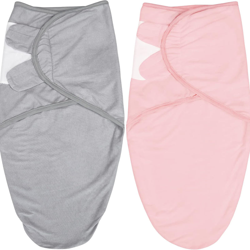 Biloban Baby Swaddles 0-3 Months for Boy Girls, Baby Swaddle | Newborn Swaddle, Cotton Swaddle Blanket, Baby Essentials, Lovely Grey Print, 2 Pack