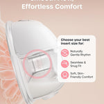 Nuliie Silicone Flange Inserts 13/15/17/19/21mm 10PCS for 24mm Breast Pump | Compatible with Spectra, Includes Nipple Sizer for Flanges for Accurate Sizing, Boosts Pumping Efficiency & Comfort, BPA-free