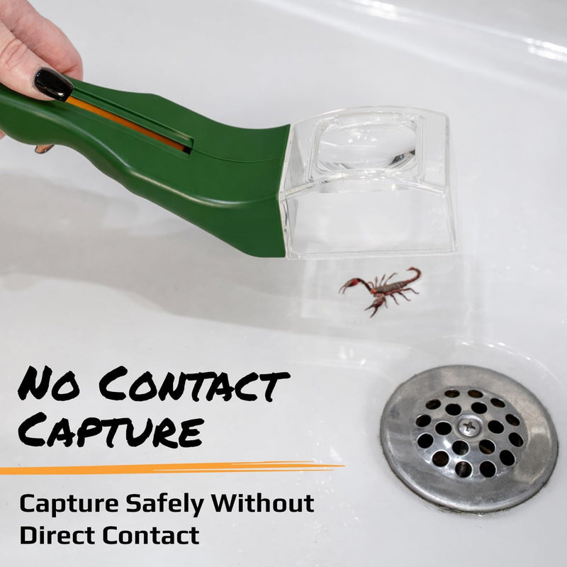 Carson BugView 5X Magnifying Glass Quick-Release Bug Catcher for Indoor and Outdoor Use, Perfect for Kids and Adults