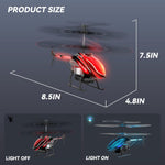 BUSSGO RC Helicopter with 30Mins Flight, 7+1 LED Light Modes, Altitude Hold, RC Toys for Boys and Girls