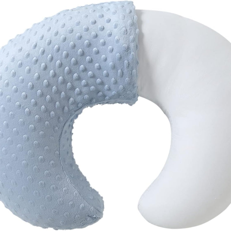 Nursing Pillow and Body Positioner with Premium Slipcover | for Breastfeeding for Baby Boys and Girls, Feeding Pillow with Breathable Comfortable Pillowcase (Green)
