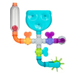 Nuby Wacky Waterworks Pipes Bath Toy - Baby Bathtub Toy with Interactive Features for Cognitive Development