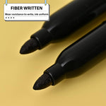 Permanent markers, 100 packs permanent markers bulk, quick dryingin one second, waterproof, smooth, noteasy to erase, durable, can be markedon glass, tiles and cloth, office supplies