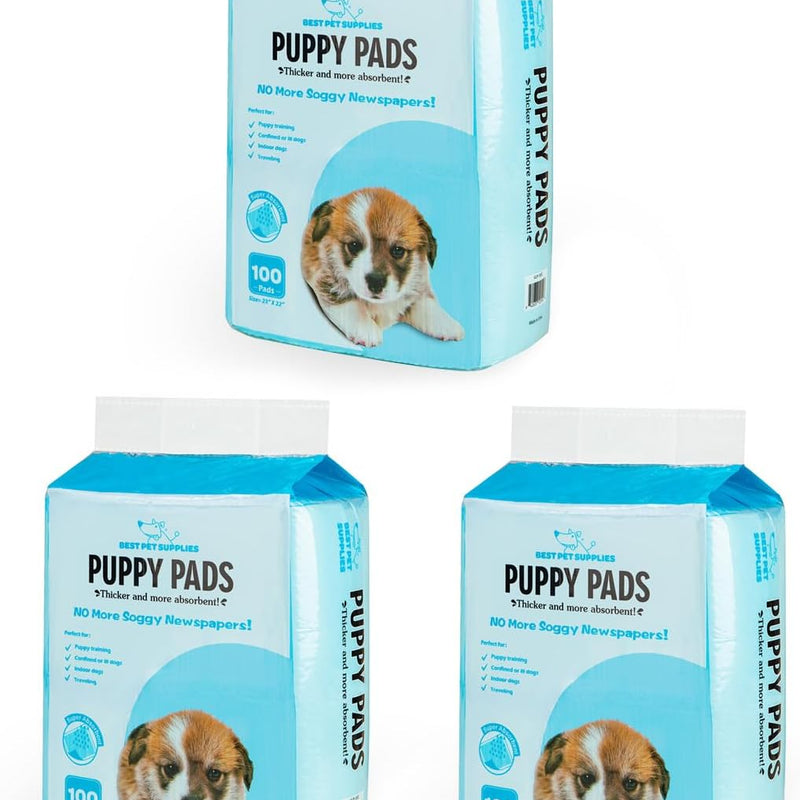 Best Pet Supplies Extra Large Dog Training Puppy Pee Pads - Blue, 100 Count | 36x28" Potty Pads, Super Absorbent, Disposable, Leakproof, Keeps Floors Protected & Paws Dry, For Indoor Dogs, Odor Control