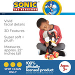 Sonic Shadow The Hedgehog Anime Kids Bedding Super Soft Plush Cuddle Pillow Buddy, One Size, (Officially Licensed Product)