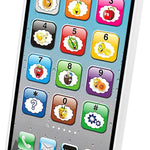 Toy Learning Play Cell Phone with 8 Functions and Dazzling Lights Interactive Toy for Toddler Baby Kids Boys Girls
