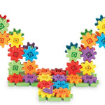Learning Resources Gears 100-Piece Deluxe Building Set -STEM Activities, Fine Motor Skills, Toddler Explorer Kit, Science and Construction, Boys and Girls Gifts