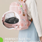 Small Lunch Box Insulated Lunch Bag for Women Men, Bento Kids Lunch Box, Compact Portable Thermal Meal Cooler Bags with Buckle Handle for Work & School, Black 5L