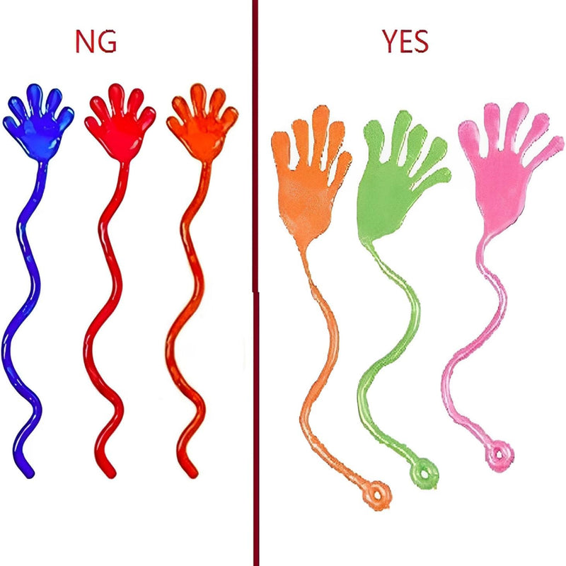 Tuko 20PCS Sticky Hands: Fun, Stretchy Toys for Kids' Parties and Sensory Play