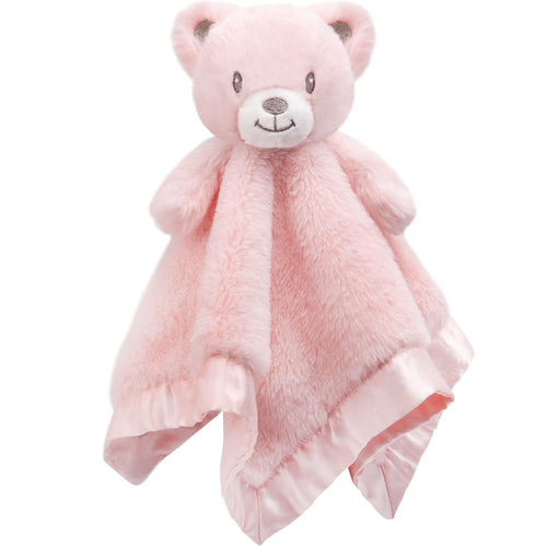 Baby Bear Security Blanket Soft Minky Baby Lovey Plush Unisex Lovie Gift for Toddlers and Infants