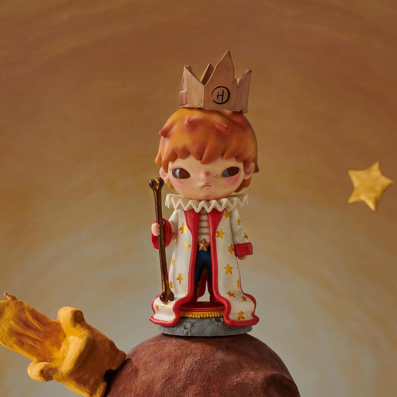 POP MART Hirono× Le Petit Prince Series Figures, Blind Box Figures, Random Design Action Figures Collectible Toys Home Decorations, Holiday Birthday Gifts, Single Box
