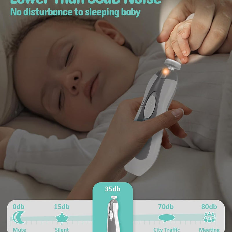 YASEW Baby Grooming Kit with Electric Nail Trimmer, Newborn Essentials | Hair, Nail, Nasal and Temperature Care, Home and Travel Ready, For Infants and Toddlers, Baby Shower Gift