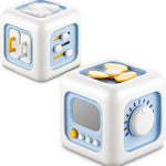 6-in-1 Busy Cube Toy for 1 Year Old Boy, Montessori Toys with Sensory Learning