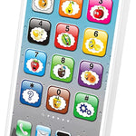 Toy Learning Play Cell Phone with 8 Functions and Dazzling Lights Interactive Toy for Toddler Baby Kids Boys Girls