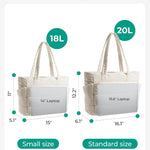 BAGSMART Tote Bag for Women, Lightweight Puffy Tote Bag with Compartments Shoulder Bag Handbag for Travel, Work, Gym | Lightweight