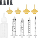 Pet Feeding Bottle and Syringes with Nipples for Small Cat Dog Animals (Model 1)